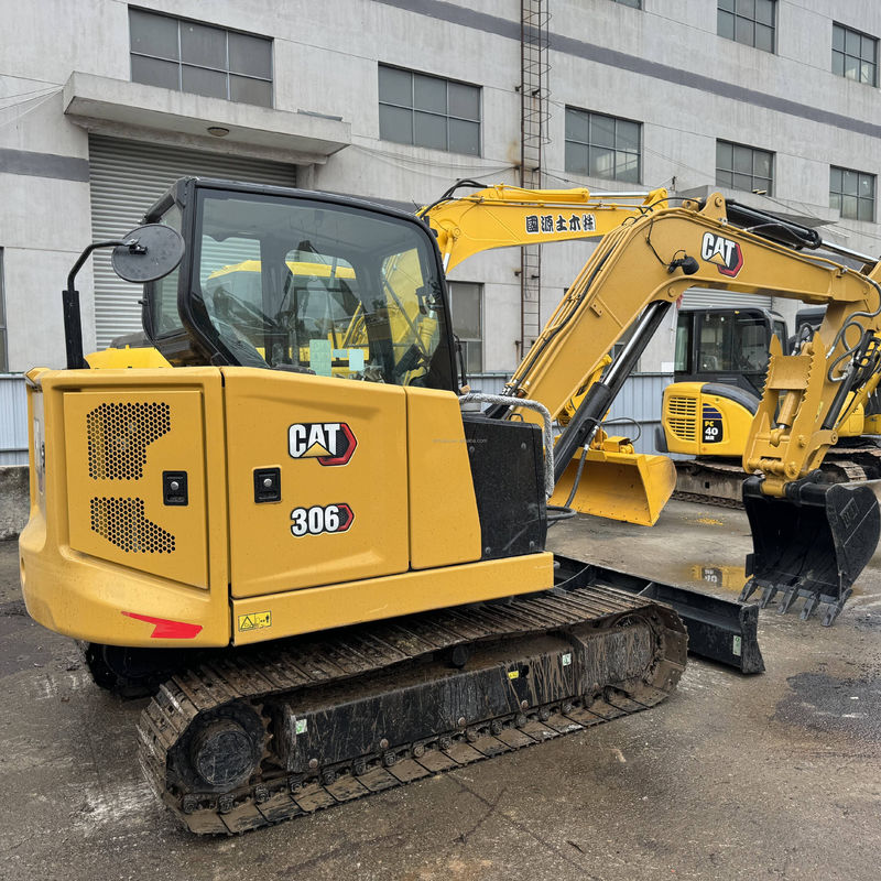 Mini escavatore usato cat306 cat306E2 cat307 macchina da striscio di seconda mano mini escavatore cat 306 cat 306E2 cat 307