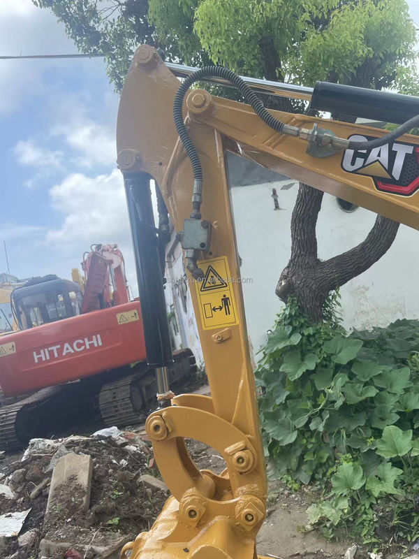 mini escavatore usato cat301.7 con pista di gomma/mini escavatore di seconda mano cat301.7 con prezzo economico in vendita