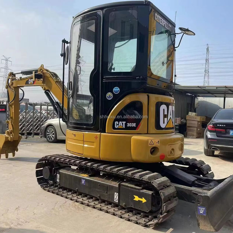 Usato Cat 303E Mini Cat 303 di seconda mano con alte prestazioni 0,38m3 Capacità del secchio