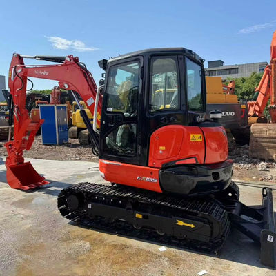 6500kg Mini macchine da costruzione usate Kubota Kx165 Negozi di abbigliamento